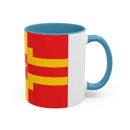 Flag of Langley BC Canada - Accent Coffee Mug - Go Mug Yourself