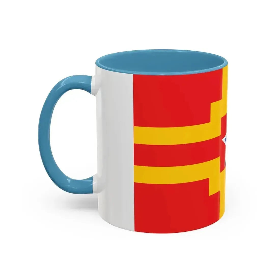 Flag of Langley BC Canada - Accent Coffee Mug - Go Mug Yourself