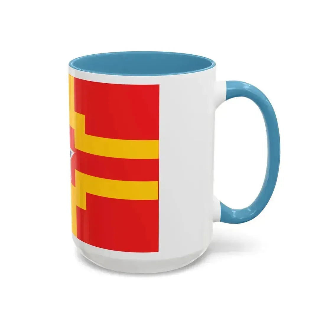 Flag of Langley BC Canada - Accent Coffee Mug - Go Mug Yourself