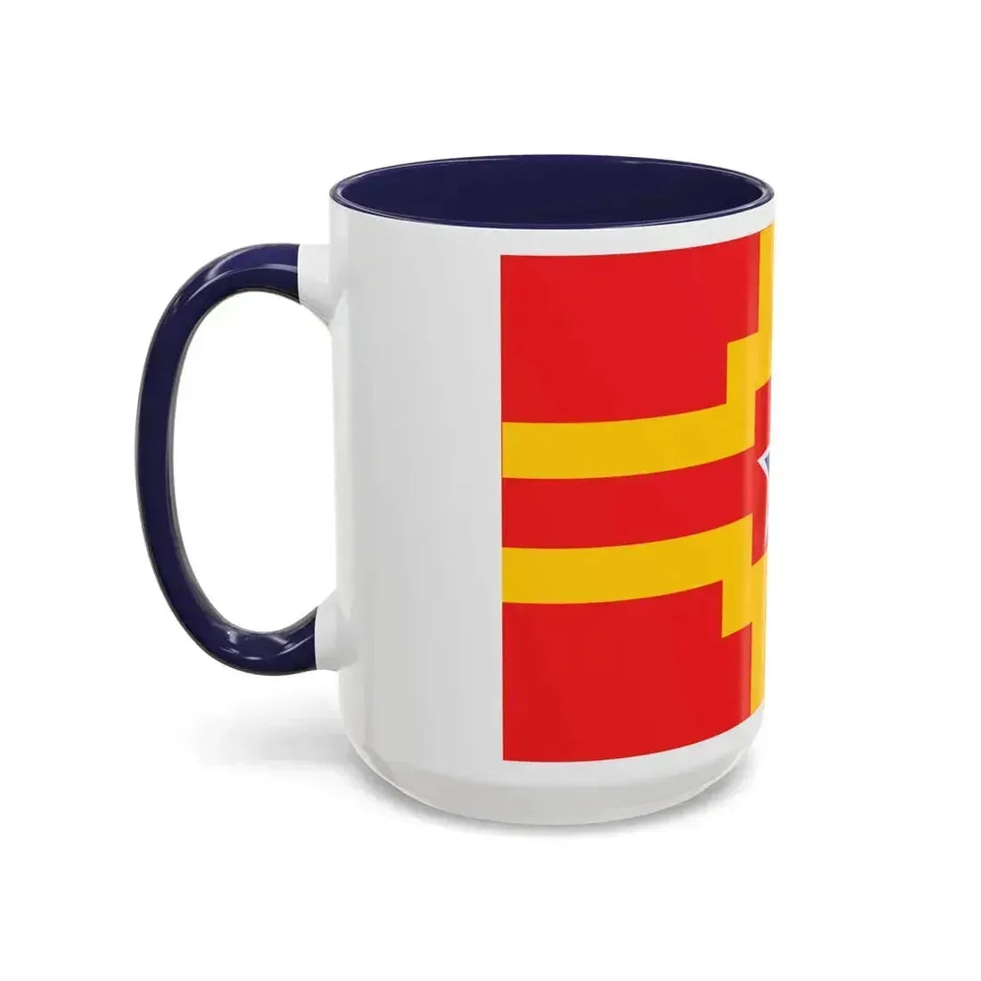 Flag of Langley BC Canada - Accent Coffee Mug - Go Mug Yourself