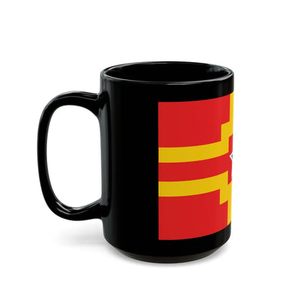 Flag of Langley BC Canada - Black Coffee Mug-Go Mug Yourself