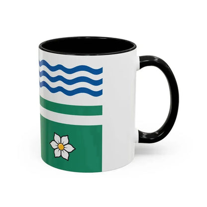 Flag of Langley British Columbia Canada - Accent Coffee Mug - Go Mug Yourself