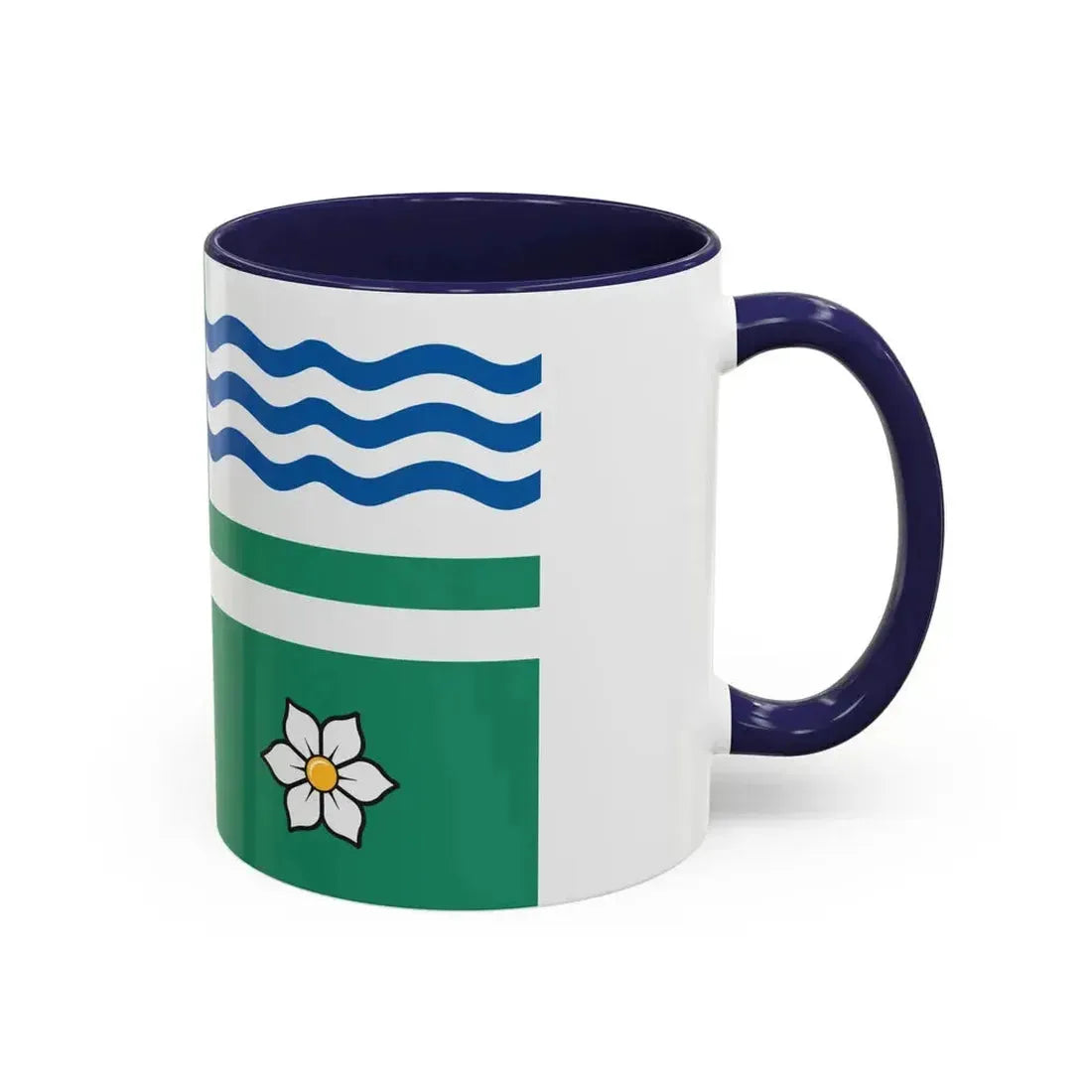 Flag of Langley British Columbia Canada - Accent Coffee Mug - Go Mug Yourself