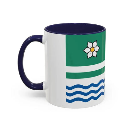 Flag of Langley British Columbia Canada - Accent Coffee Mug - Go Mug Yourself