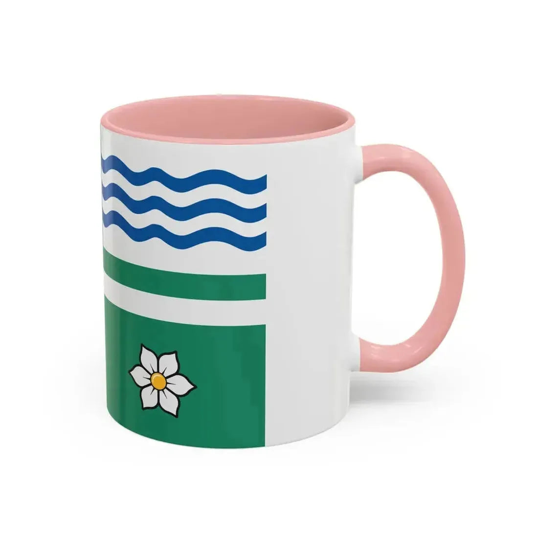 Flag of Langley British Columbia Canada - Accent Coffee Mug - Go Mug Yourself