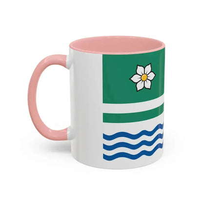 Flag of Langley British Columbia Canada - Accent Coffee Mug - Go Mug Yourself