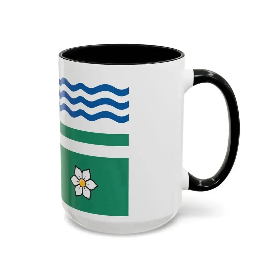 Flag of Langley British Columbia Canada - Accent Coffee Mug - Go Mug Yourself
