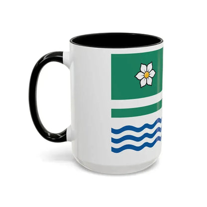 Flag of Langley British Columbia Canada - Accent Coffee Mug - Go Mug Yourself