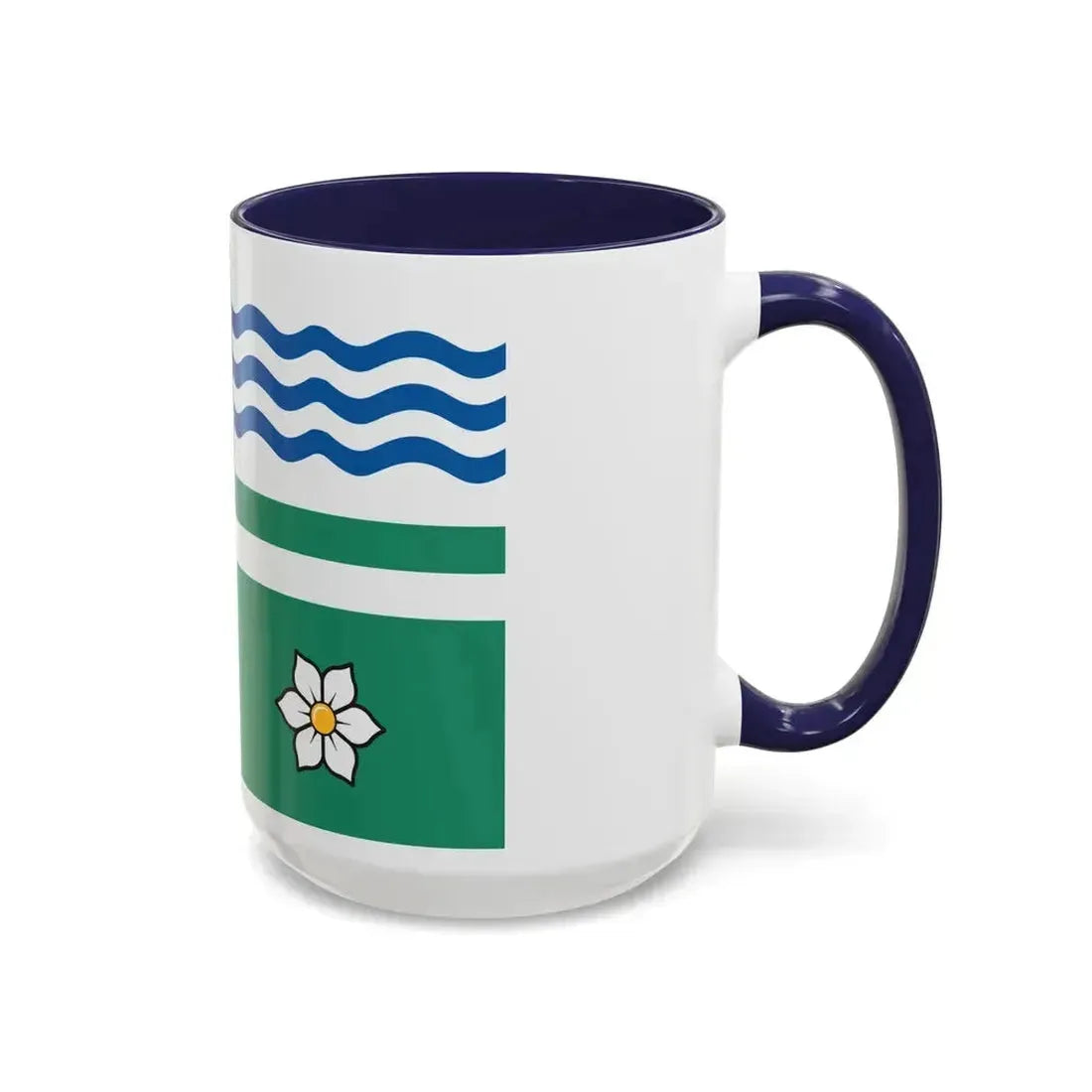 Flag of Langley British Columbia Canada - Accent Coffee Mug - Go Mug Yourself