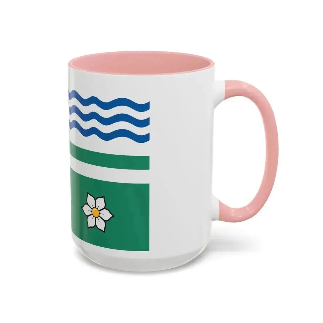 Flag of Langley British Columbia Canada - Accent Coffee Mug - Go Mug Yourself