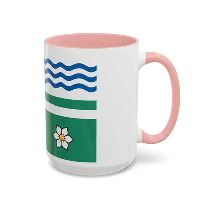 Flag of Langley British Columbia Canada - Accent Coffee Mug - Go Mug Yourself