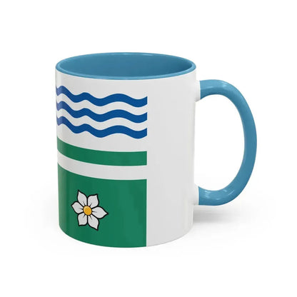 Flag of Langley British Columbia Canada - Accent Coffee Mug - Go Mug Yourself