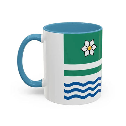 Flag of Langley British Columbia Canada - Accent Coffee Mug - Go Mug Yourself