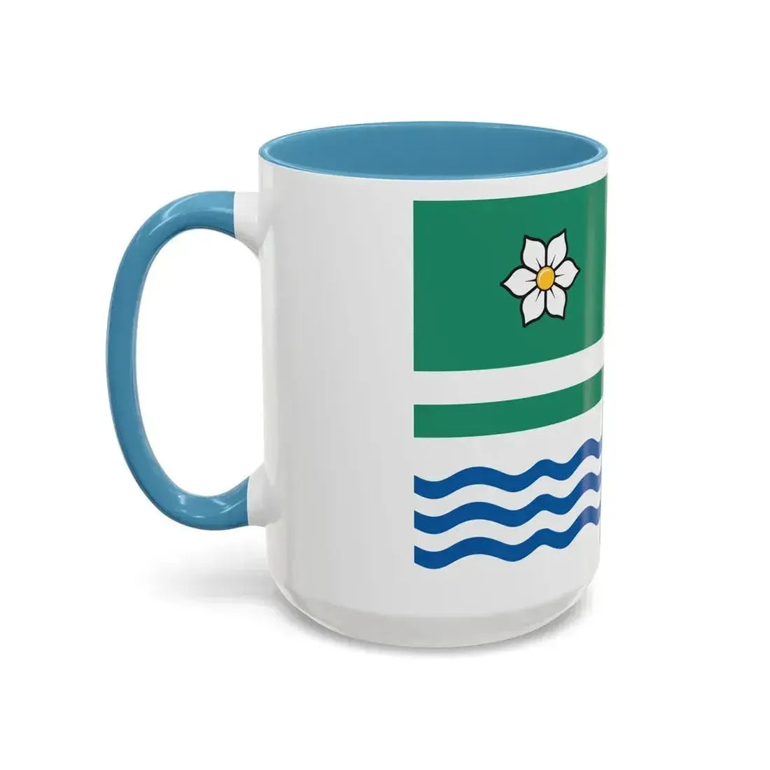 Flag of Langley British Columbia Canada - Accent Coffee Mug - Go Mug Yourself
