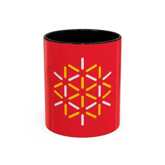 Flag of Languedoc Roussillon France 2 - Accent Coffee Mug 11oz Black - Go Mug Yourself