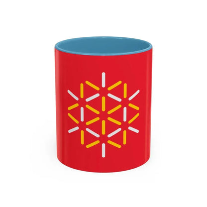 Flag of Languedoc Roussillon France 2 - Accent Coffee Mug 11oz Light Blue - Go Mug Yourself