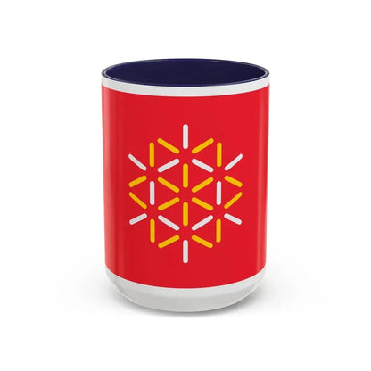 Flag of Languedoc Roussillon France 2 - Accent Coffee Mug 15oz Navy - Go Mug Yourself