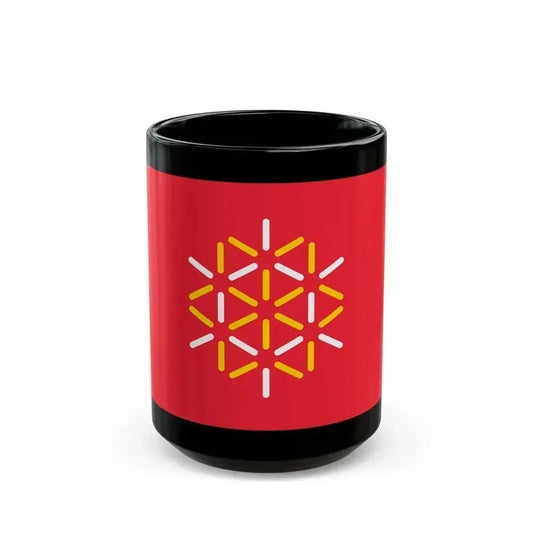 Flag of Languedoc Roussillon France 2 - Black Coffee Mug 15oz - Go Mug Yourself