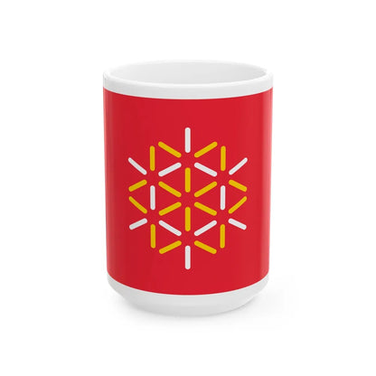 Flag of Languedoc Roussillon France 2 - White Coffee Mug-15oz-Go Mug Yourself