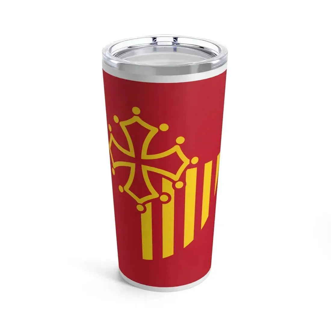 Flag of Languedoc Roussillon France - Tumbler 20oz 20oz - Go Mug Yourself