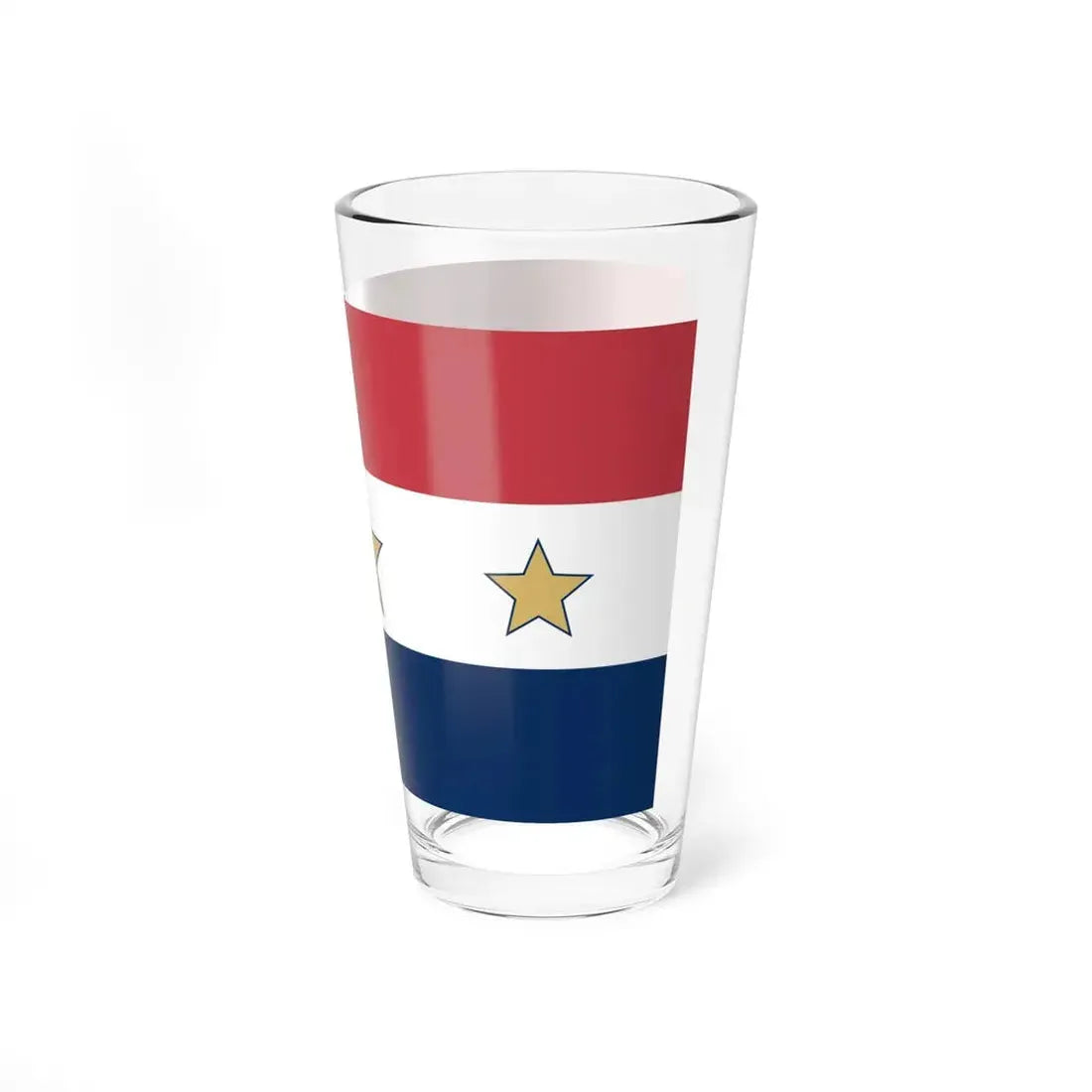 Flag of Lansing Illinois (United States) Pint Glass 16oz - Go Mug Yourself