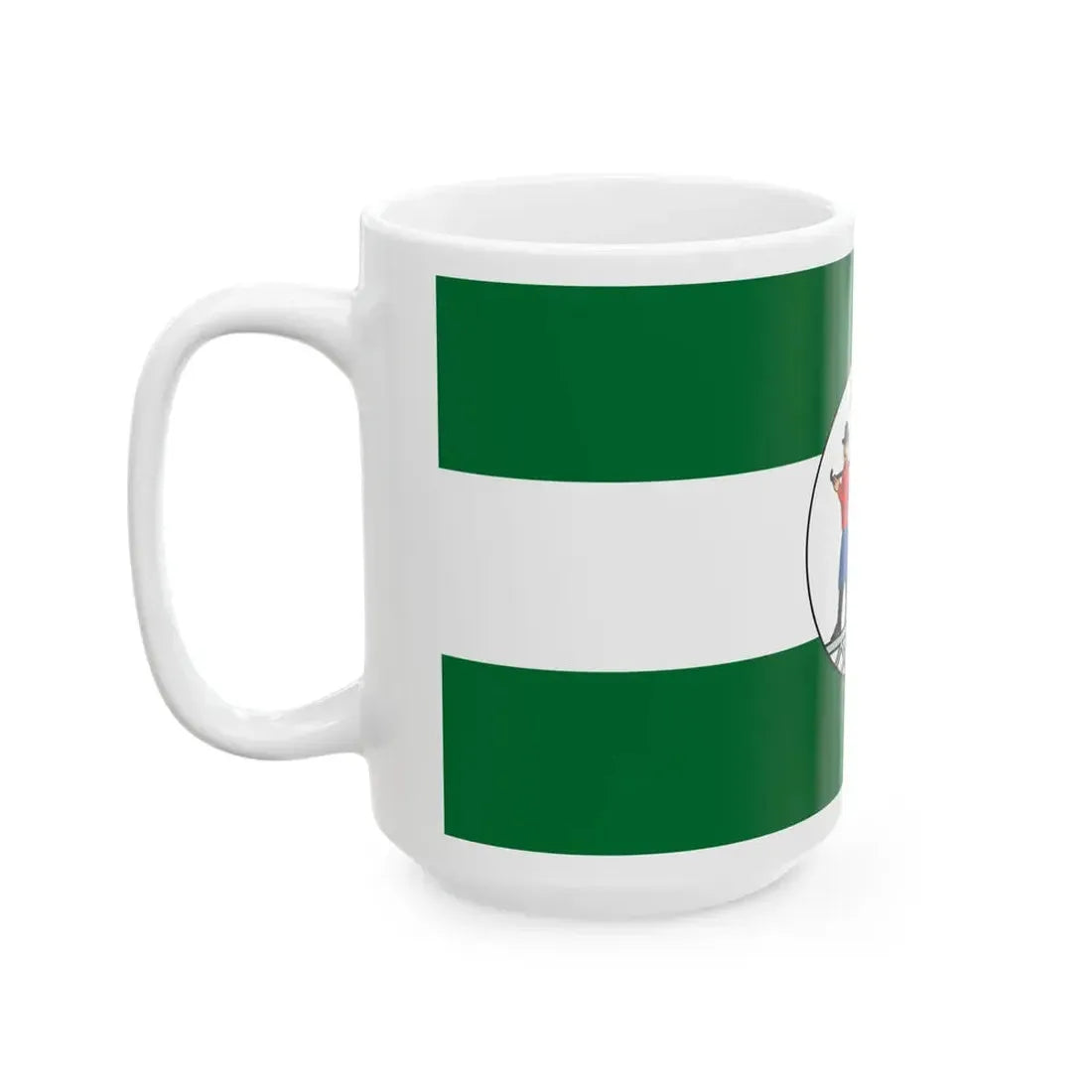 Flag of Lanycsok (Hungary) White Coffee Mug - Go Mug Yourself