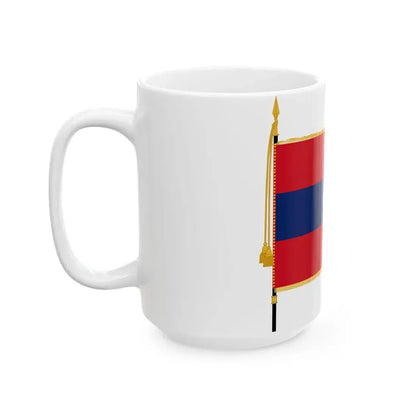 Flag of Laos parade (Laos) White Coffee Mug - Go Mug Yourself