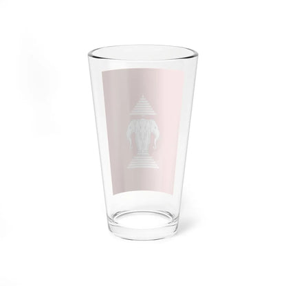 Flag of Laos vertical 1952-1975 (Laos) Pint Glass 16oz - Go Mug Yourself