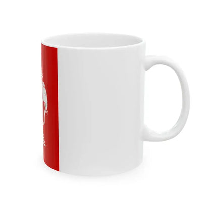 Flag of Laos vertical 1960s (Laos) White Coffee Mug - Go Mug Yourself
