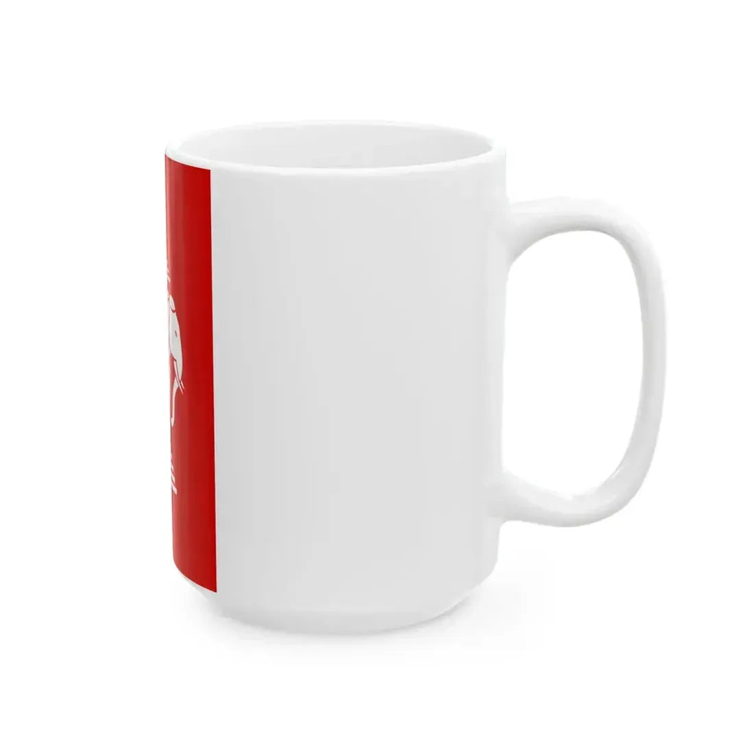 Flag of Laos vertical 1960s (Laos) White Coffee Mug - Go Mug Yourself