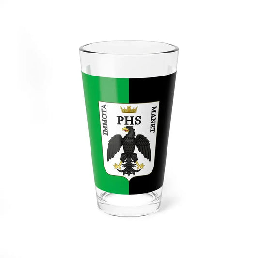 Flag of LAquila (Italy) Pint Glass 16oz 16oz - Go Mug Yourself