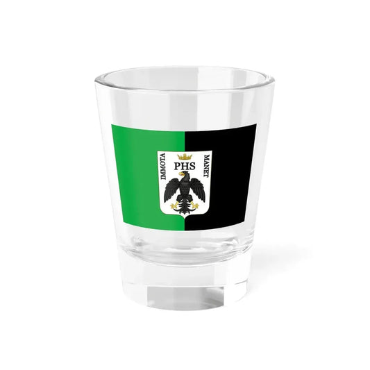 Flag of LAquila (Italy) Shot Glass 1.5oz 1.5oz - Go Mug Yourself