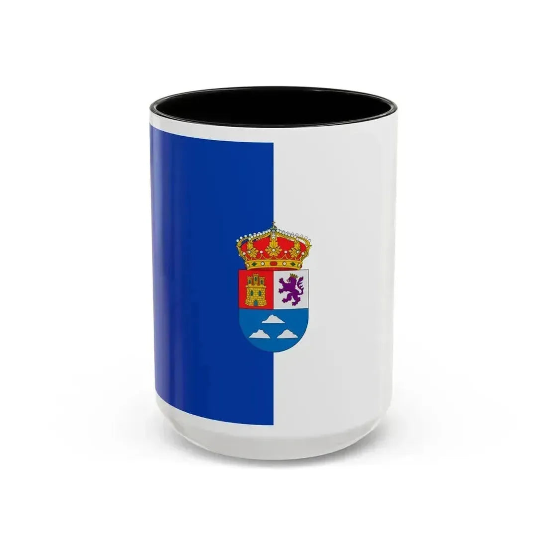 Flag of Las Palmas Spain - Accent Coffee Mug 15oz Black - Go Mug Yourself