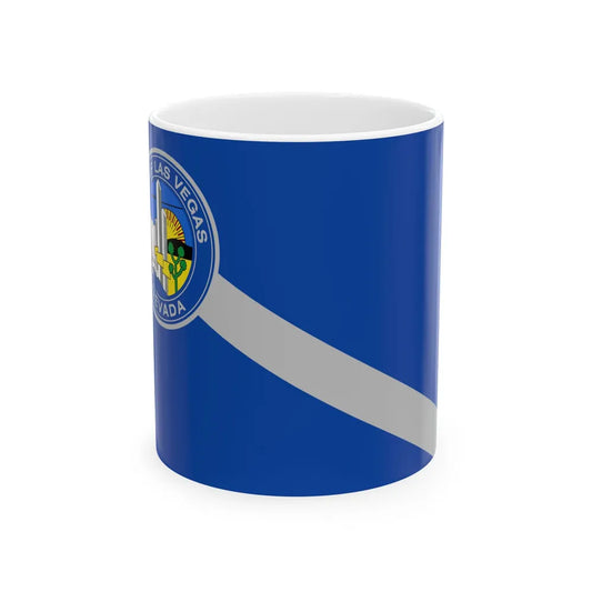Flag of Las Vegas Nevada (United States) White Coffee Mug 11oz - Go Mug Yourself