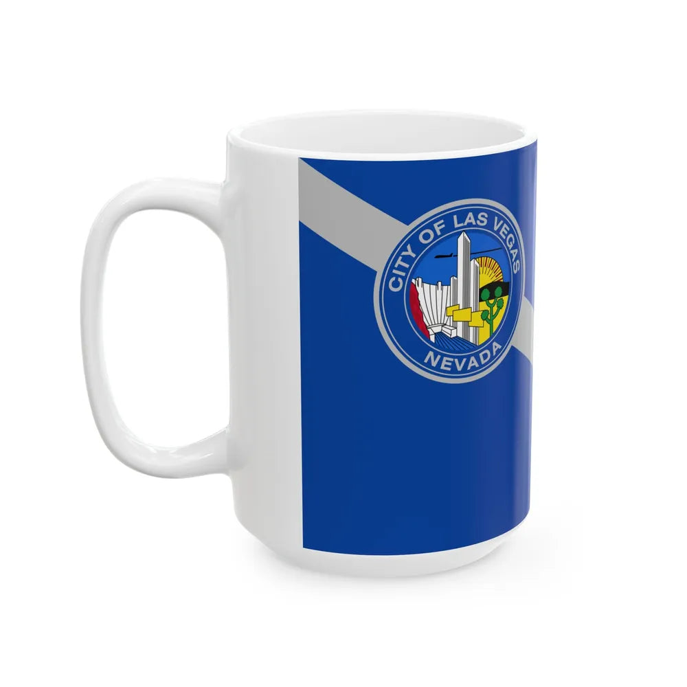 Flag of Las Vegas Nevada (United States) White Coffee Mug - Go Mug Yourself