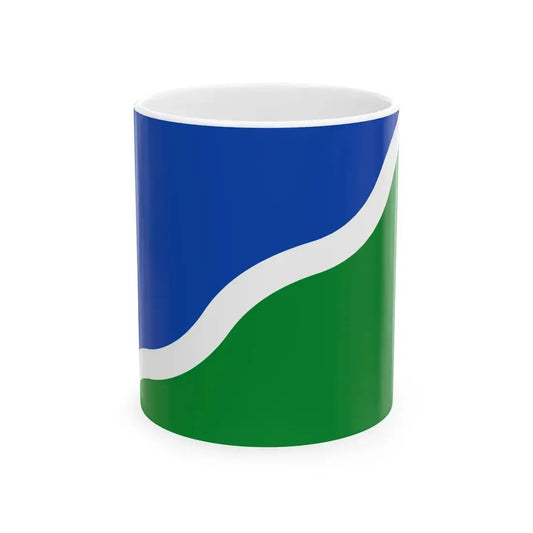 Flag of Lasne (Belgium) White Coffee Mug 11oz - Go Mug Yourself