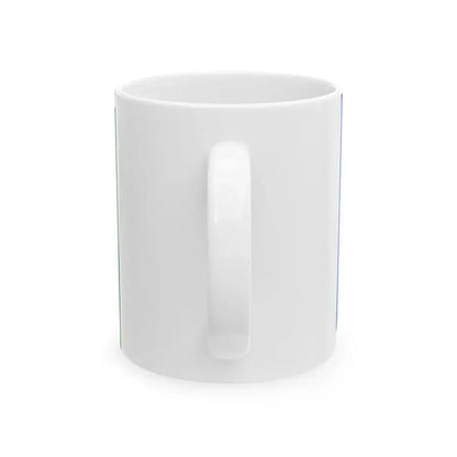 Flag of Lasne (Belgium) White Coffee Mug - Go Mug Yourself