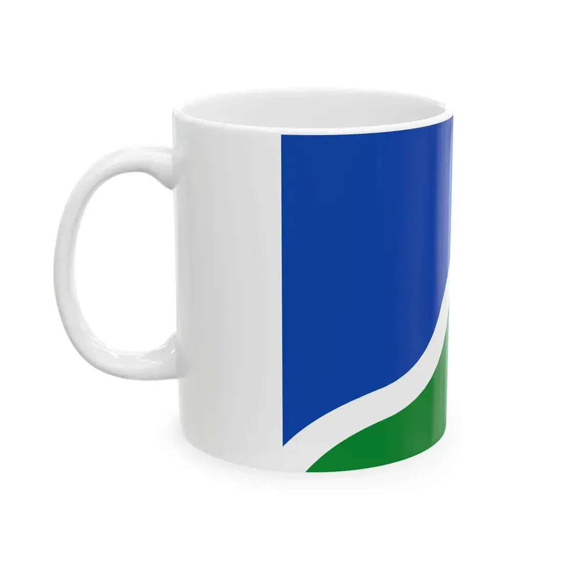 Flag of Lasne (Belgium) White Coffee Mug - Go Mug Yourself