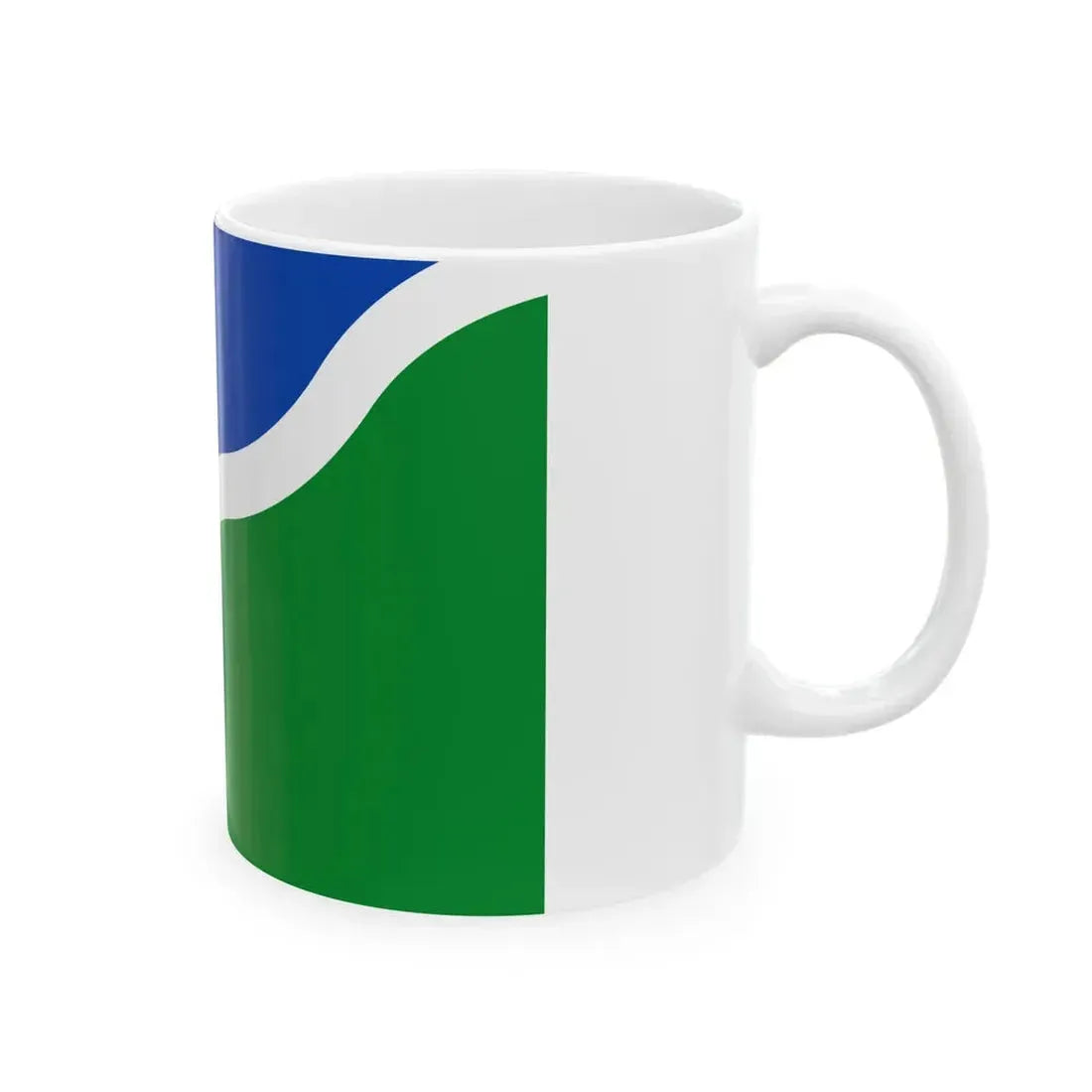 Flag of Lasne (Belgium) White Coffee Mug - Go Mug Yourself