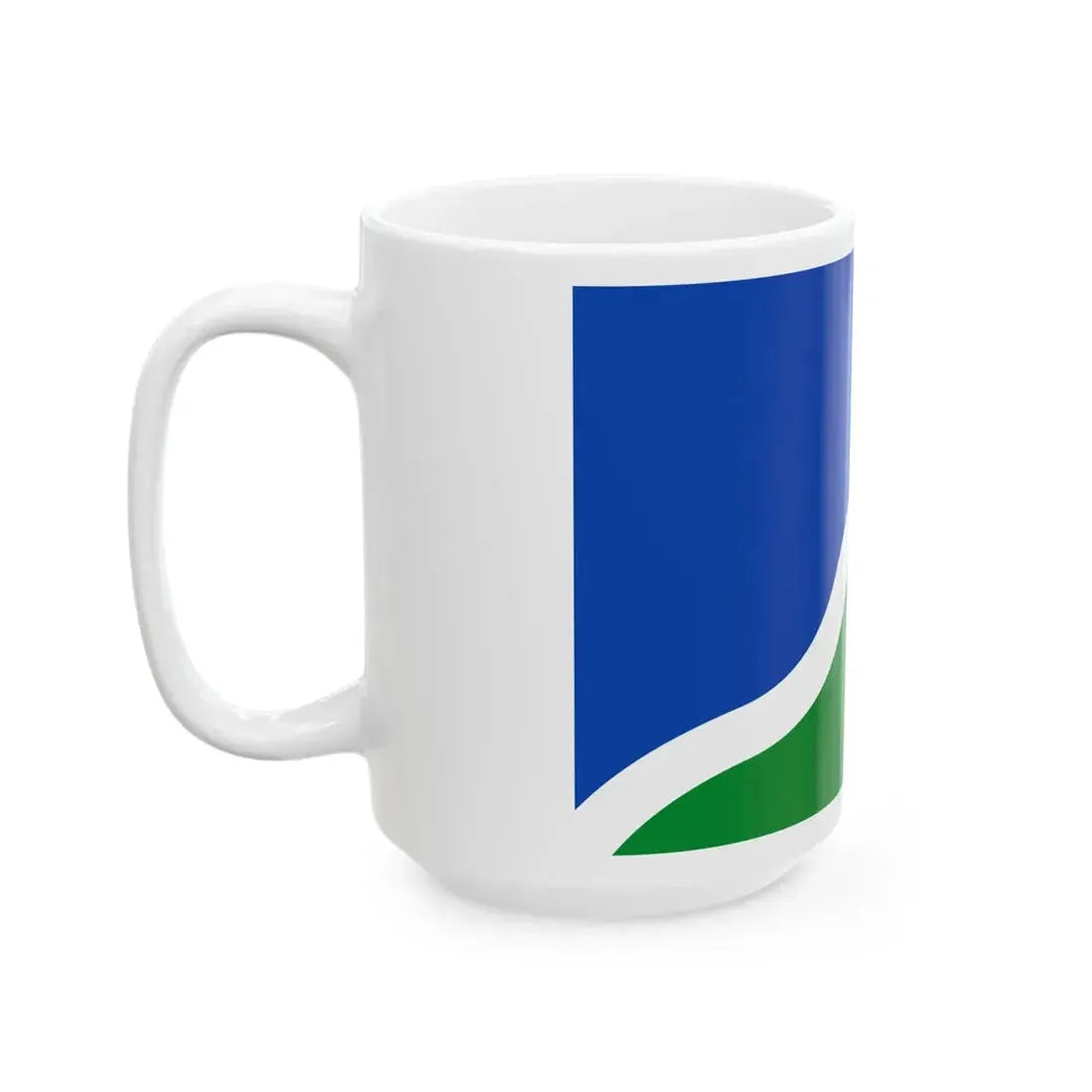 Flag of Lasne (Belgium) White Coffee Mug - Go Mug Yourself