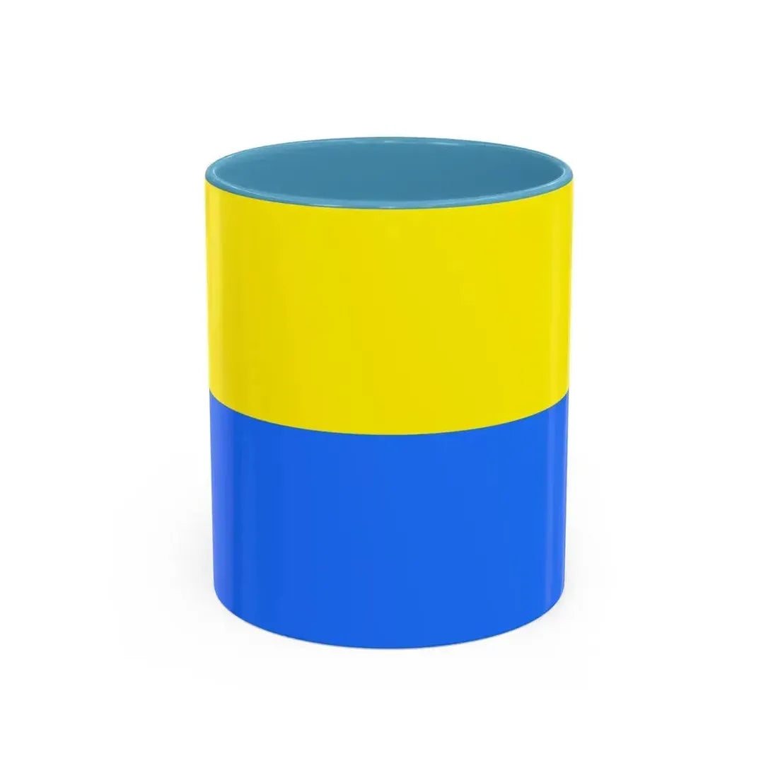 Flag of Latacunga Ecuador - Accent Coffee Mug 11oz Light Blue - Go Mug Yourself