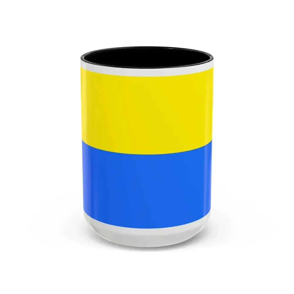 Flag of Latacunga Ecuador - Accent Coffee Mug 15oz Black - Go Mug Yourself
