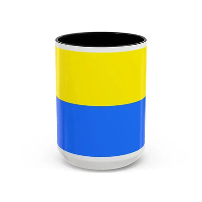 Flag of Latacunga Ecuador - Accent Coffee Mug 15oz Black - Go Mug Yourself