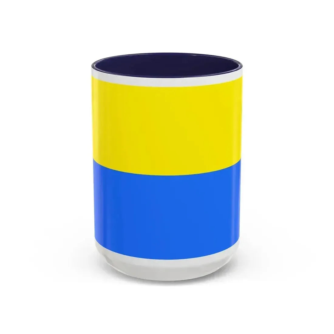 Flag of Latacunga Ecuador - Accent Coffee Mug 15oz Navy - Go Mug Yourself