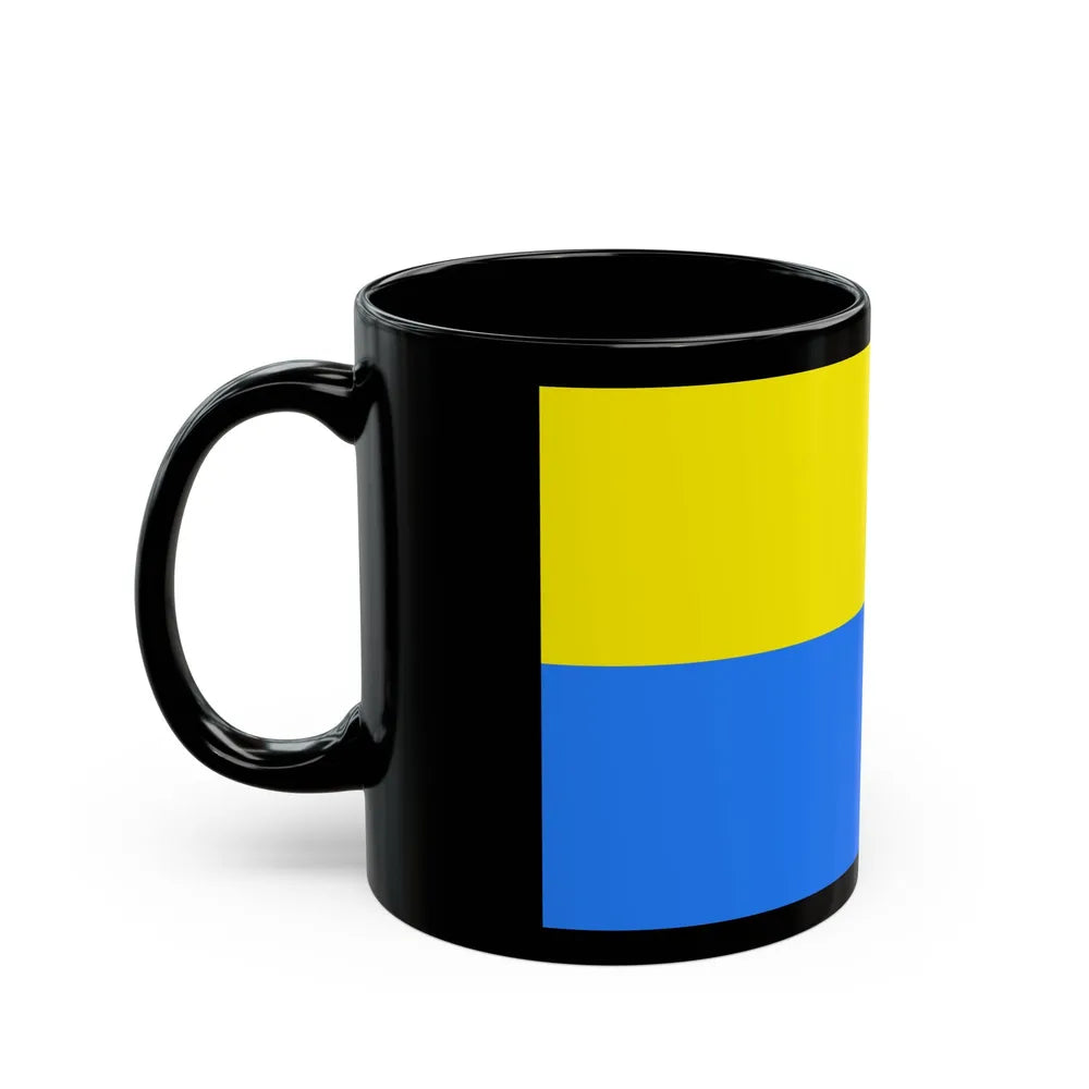 Flag of Latacunga Ecuador - Black Coffee Mug-Go Mug Yourself