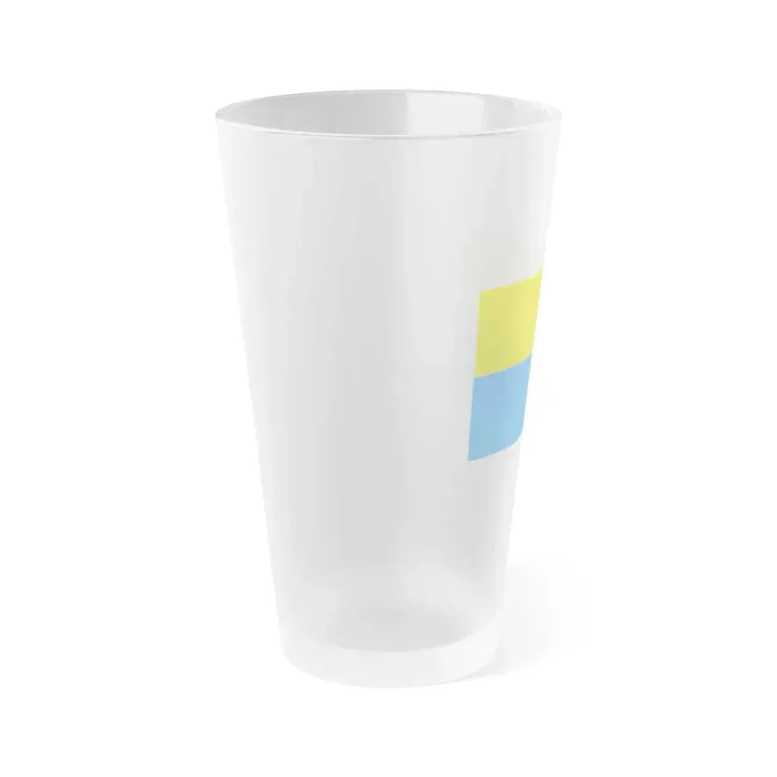 Flag of Latacunga Ecuador - Frosted Pint Glass 16oz - Go Mug Yourself