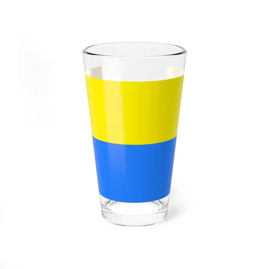 Flag of Latacunga Ecuador - Pint Glass 16oz 16oz - Go Mug Yourself