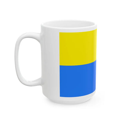 Flag of Latacunga Ecuador - White Coffee Mug-Go Mug Yourself