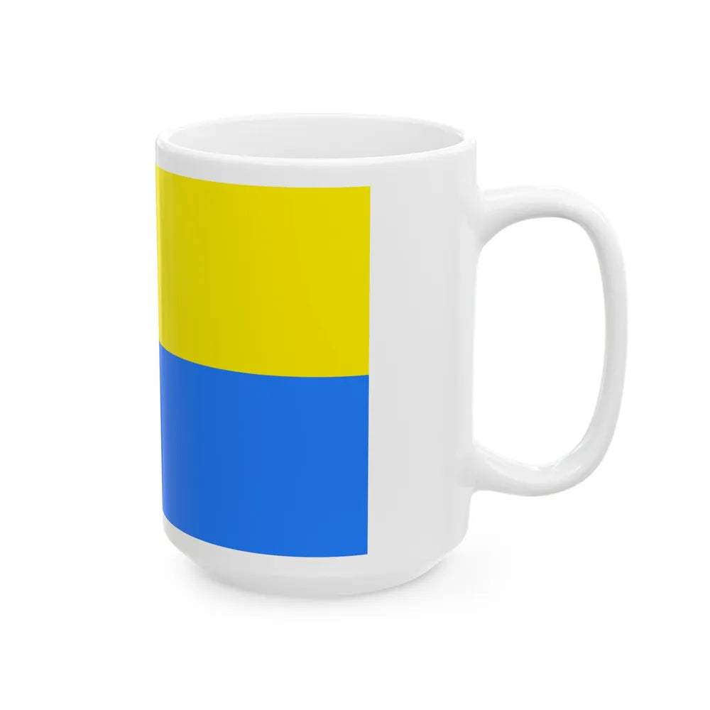 Flag of Latacunga Ecuador - White Coffee Mug-Go Mug Yourself