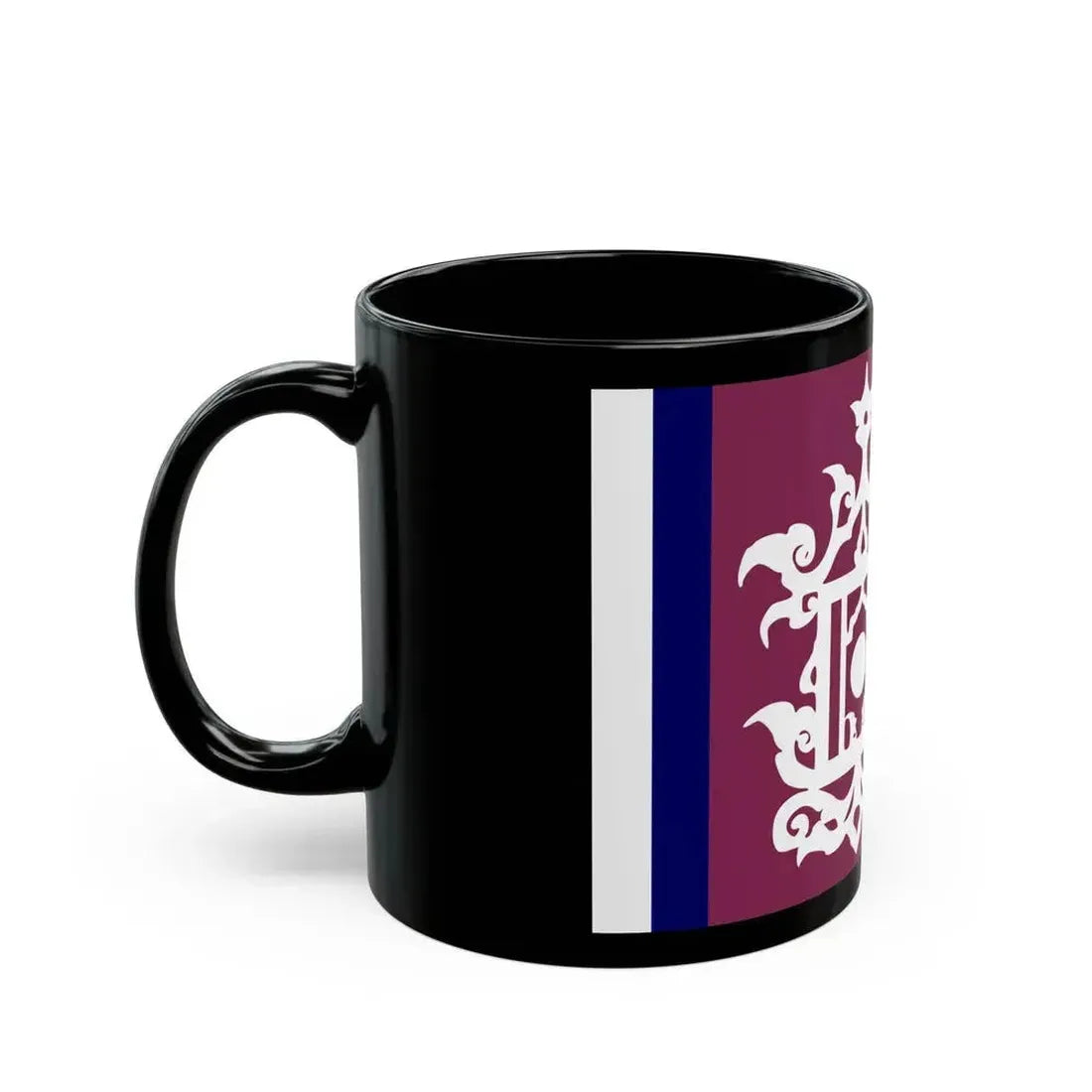 Flag of Late 19th Century Flag of Sulu Malaysia - Black Coffee Mug - Go Mug Yourself
